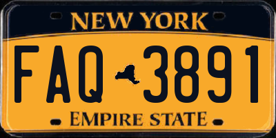 NY license plate FAQ3891
