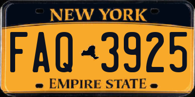 NY license plate FAQ3925