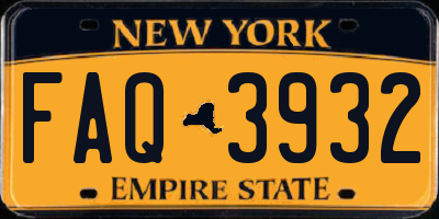 NY license plate FAQ3932