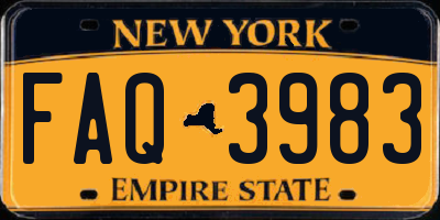 NY license plate FAQ3983