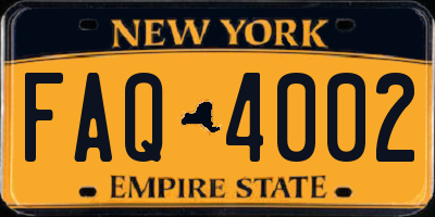 NY license plate FAQ4002
