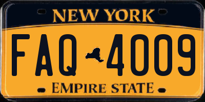 NY license plate FAQ4009