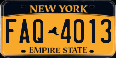 NY license plate FAQ4013