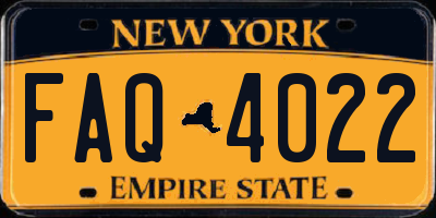 NY license plate FAQ4022