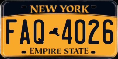 NY license plate FAQ4026