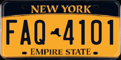 NY license plate FAQ4101