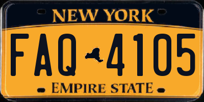 NY license plate FAQ4105