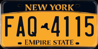NY license plate FAQ4115