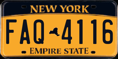 NY license plate FAQ4116