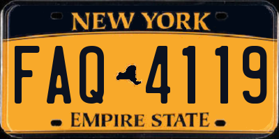 NY license plate FAQ4119