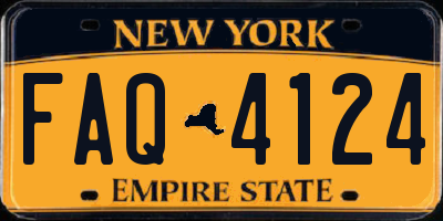 NY license plate FAQ4124