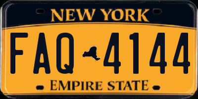 NY license plate FAQ4144