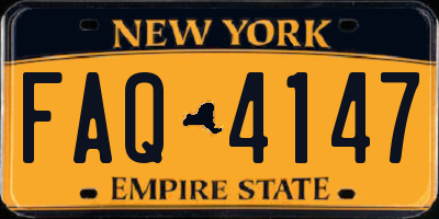 NY license plate FAQ4147