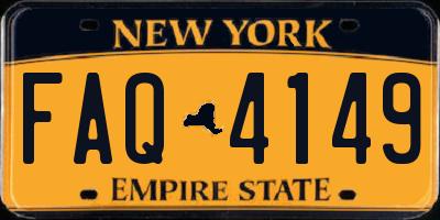 NY license plate FAQ4149