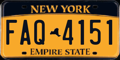 NY license plate FAQ4151