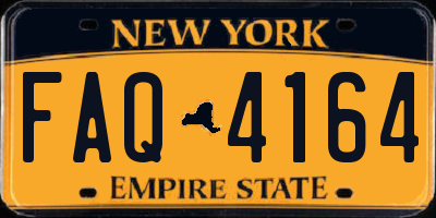 NY license plate FAQ4164