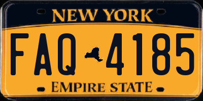 NY license plate FAQ4185