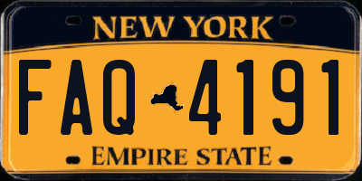 NY license plate FAQ4191