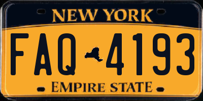 NY license plate FAQ4193