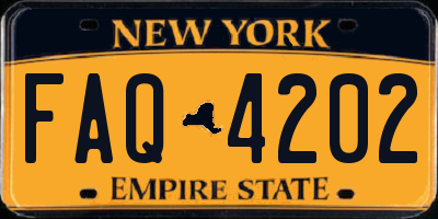 NY license plate FAQ4202