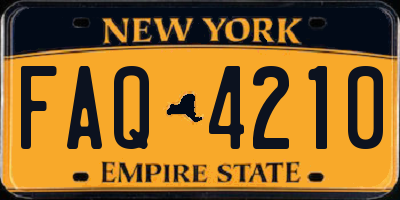 NY license plate FAQ4210