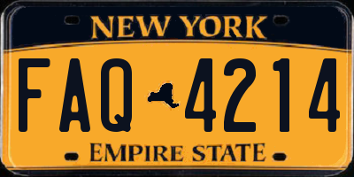 NY license plate FAQ4214
