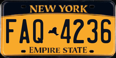 NY license plate FAQ4236