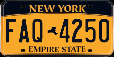 NY license plate FAQ4250