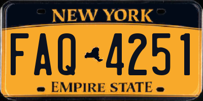 NY license plate FAQ4251