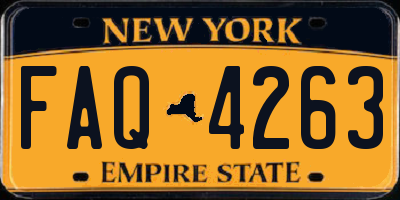 NY license plate FAQ4263