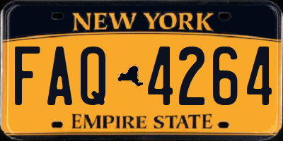 NY license plate FAQ4264