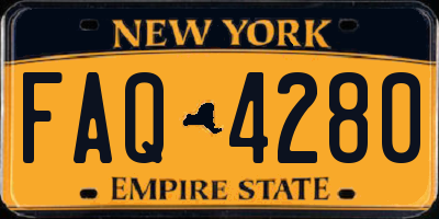 NY license plate FAQ4280