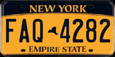 NY license plate FAQ4282