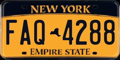 NY license plate FAQ4288
