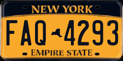NY license plate FAQ4293