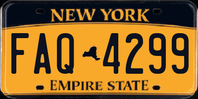 NY license plate FAQ4299