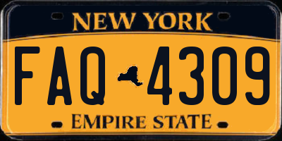 NY license plate FAQ4309