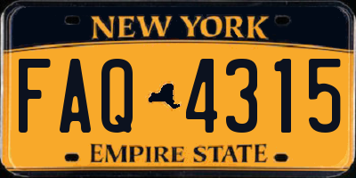 NY license plate FAQ4315