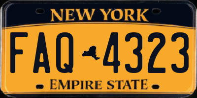 NY license plate FAQ4323