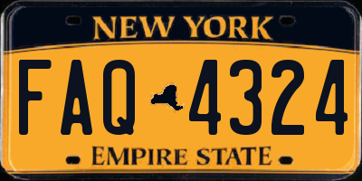 NY license plate FAQ4324