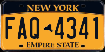 NY license plate FAQ4341