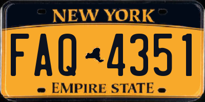 NY license plate FAQ4351