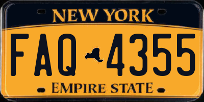 NY license plate FAQ4355