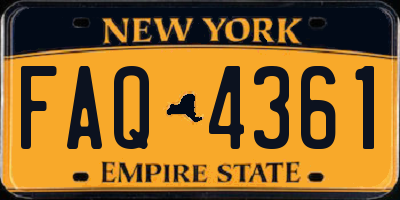 NY license plate FAQ4361