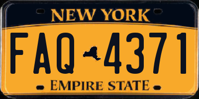 NY license plate FAQ4371
