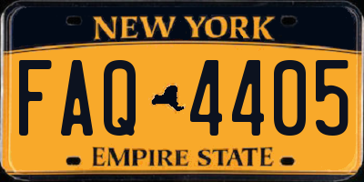 NY license plate FAQ4405