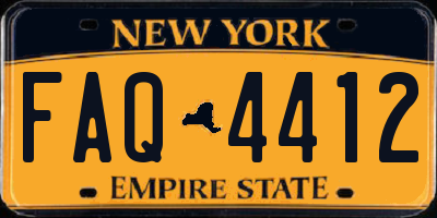 NY license plate FAQ4412