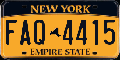 NY license plate FAQ4415