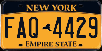 NY license plate FAQ4429