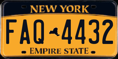 NY license plate FAQ4432